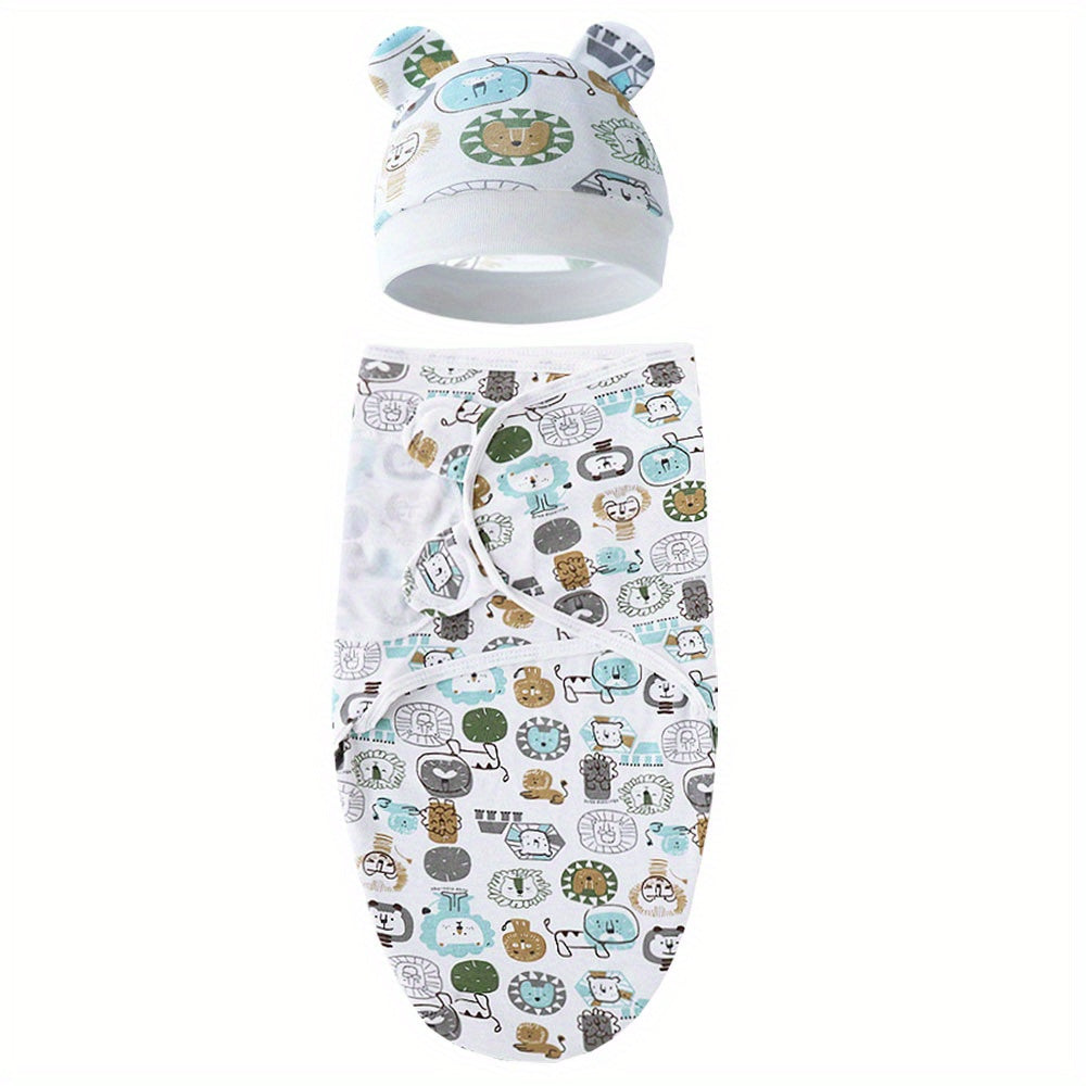 The Perfect Swaddle for Newborns: 1 Set of Adjustable Swaddling Sleeping Bags for 0-6 Months, Preventing Startle Reflex in Boys and Girls!