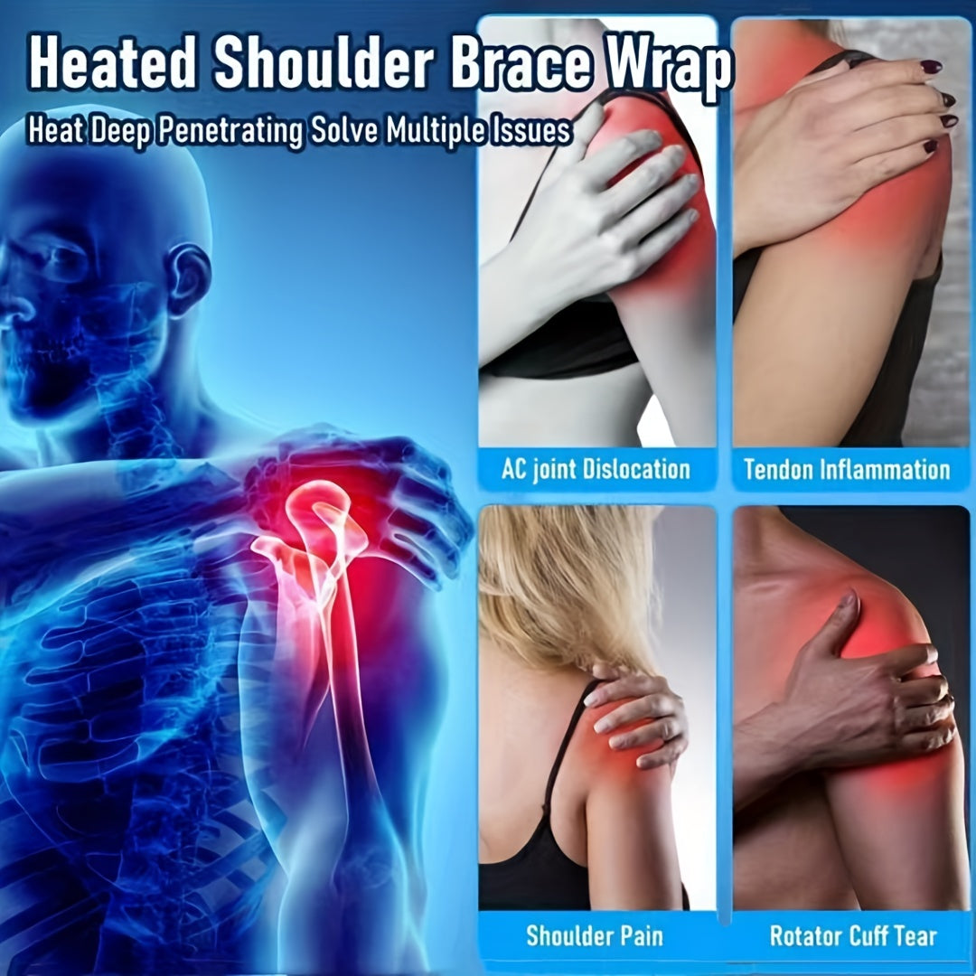 USB Charging Electric Heating Shoulder Protection - Hot Compress for Single Shoulder Physical Therapy