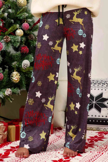 Pantalon droit de Noël