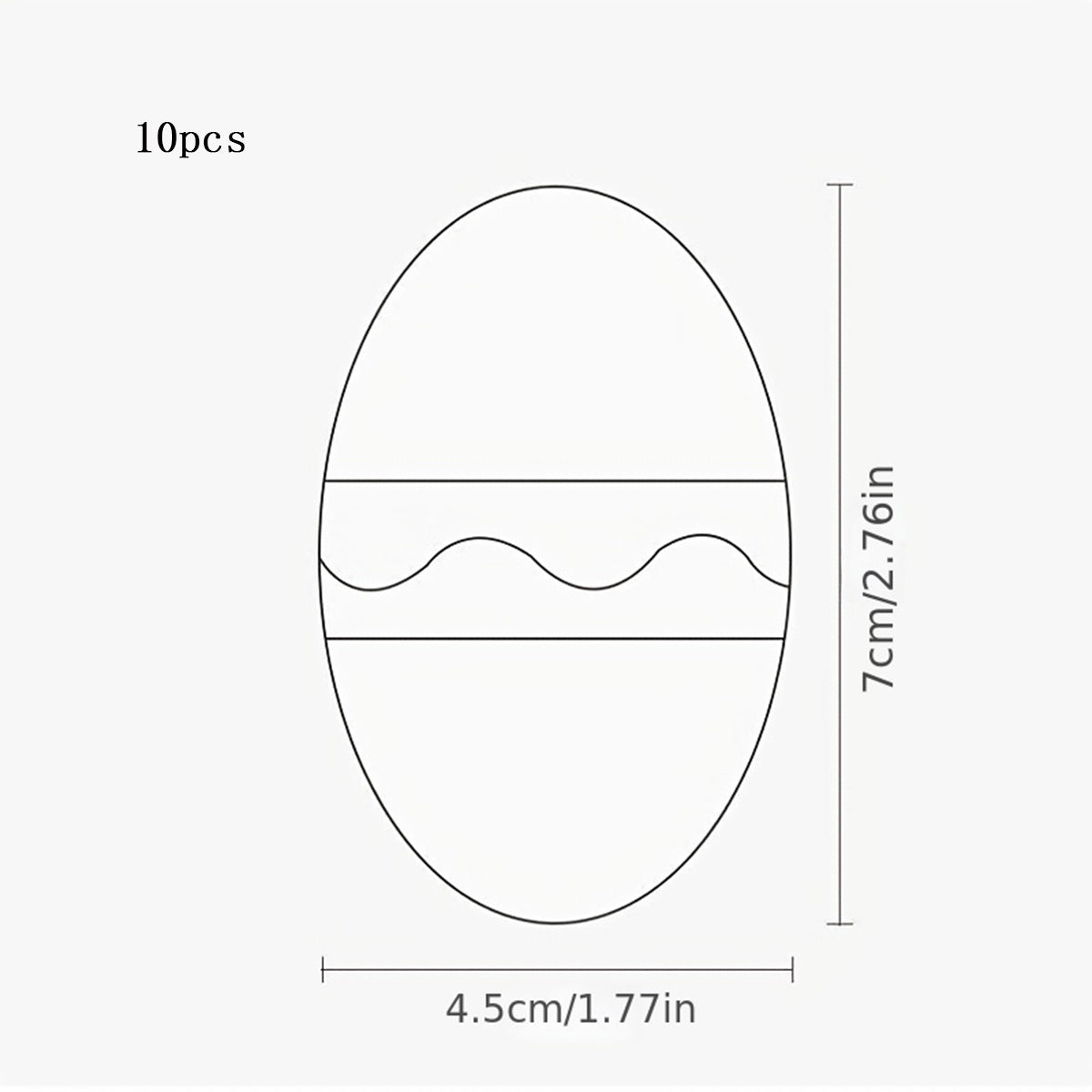 Autocollants d'oreille de bain pour bébé, 10 pièces, pas de traction, pas de douleur, pas de sensibilité, 2.76*1.77*2''/7*4.5*5.08cm 