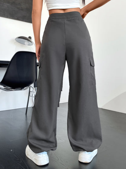 High Waist Cargo Pants