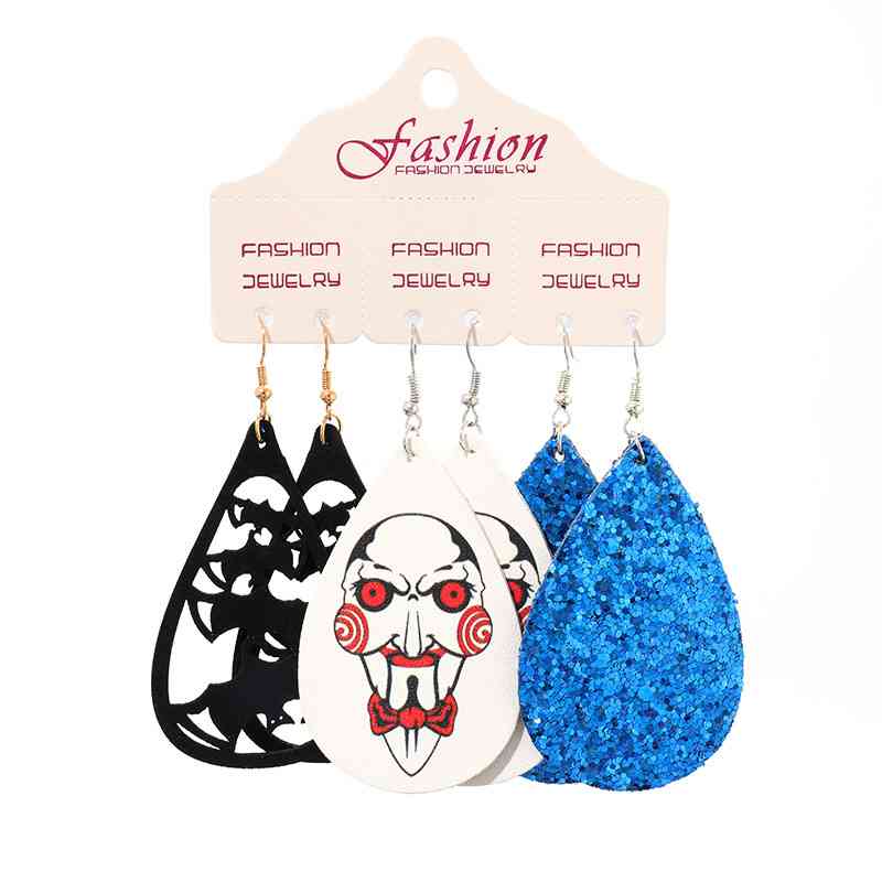 Boucles d'oreilles pendantes en forme de larme