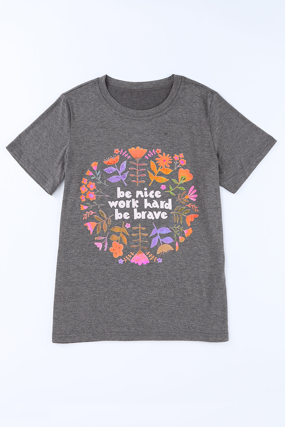 KINDNESS MATTERS Camiseta con estampado de flores