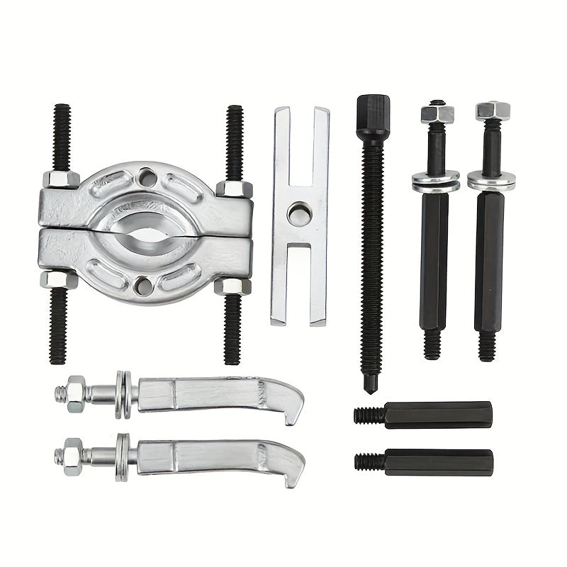 9-Piece Set of Double Disc Bearing Puller Tools - Separator Gearbox, Wave Box, Code Removal & More!