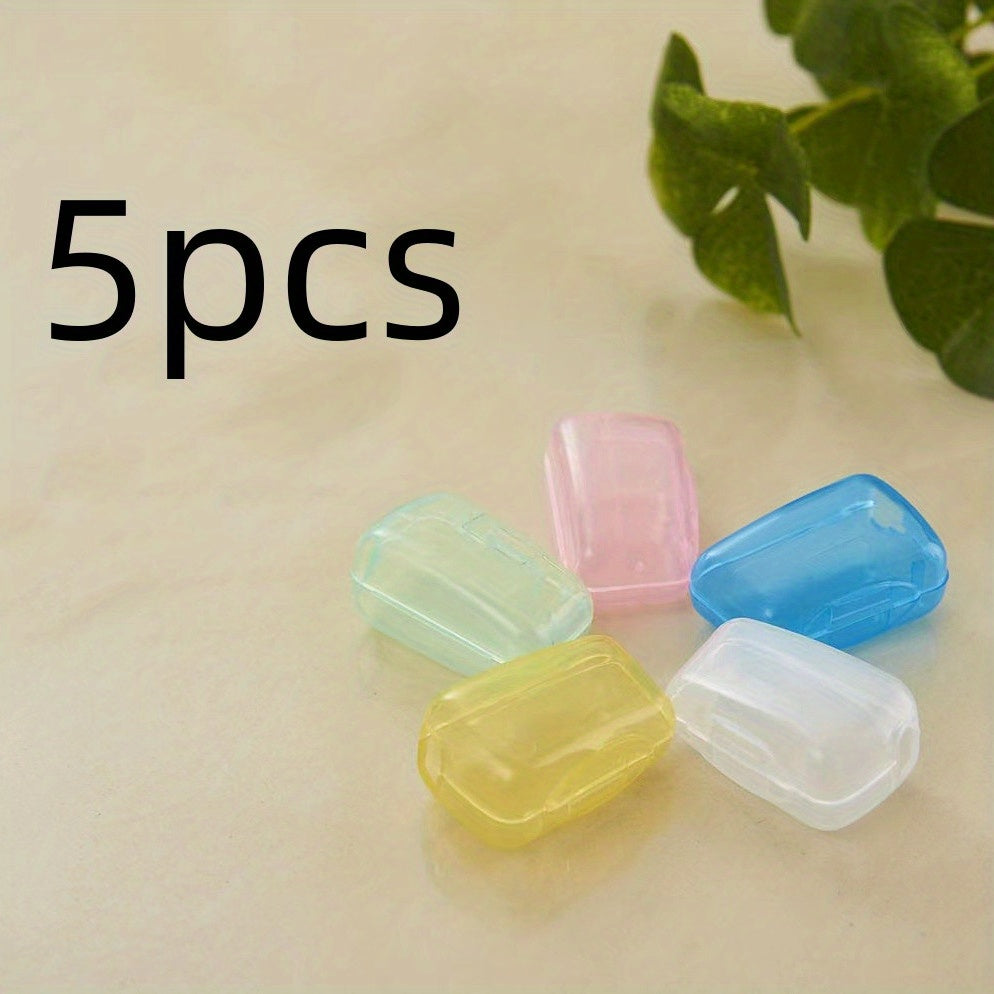 5pcs Toothbrush Protection Covers - Keep Your Toothbrush Clean & Safe During Travel!