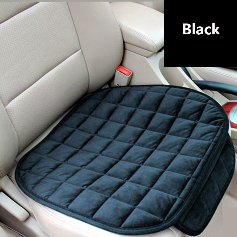 1pc Or 2pcs Or 3pcs Plush Plaid Thicken Warm Car Seat Cushion Pad Car Seat Protector Car Front Rear Seat Covers For Car SUV Truck Car Accessories