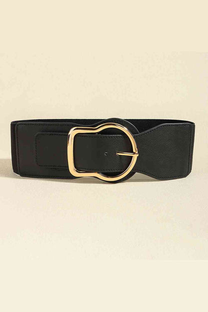 Ceinture en cuir PU en alliage de zinc