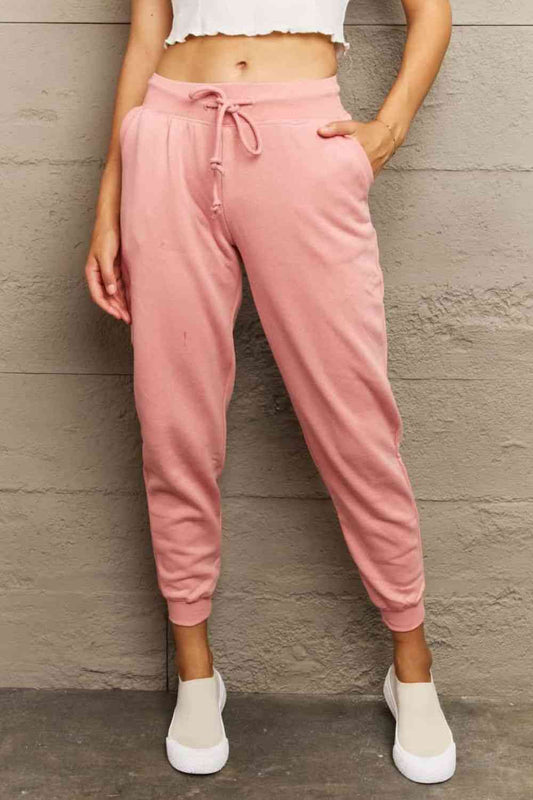 Pantalon de survêtement long à nouer à la taille pleine taille Ninexis