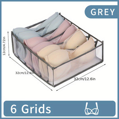 Underwear Bra Organizer Storage Box, Panties Socks Storage Boxes, Clothes Organizer For Wardrobe Drawers, Separator Boxes