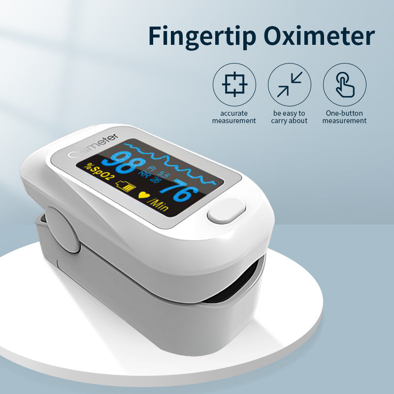 Accurate Pulse Oximeter Fingertip: Monitor Your Oxygen Saturation & Perfusion Index Instantly!