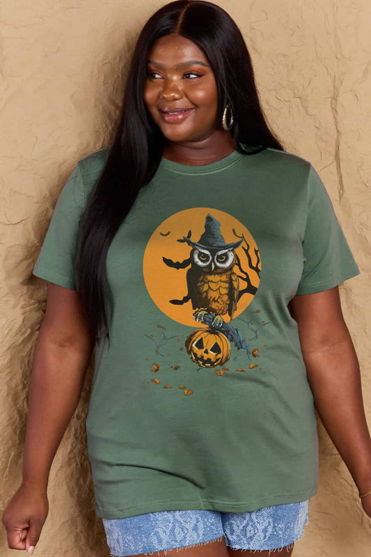 Simply Love Full Size Holloween Theme Graphic Cotton T-Shirt