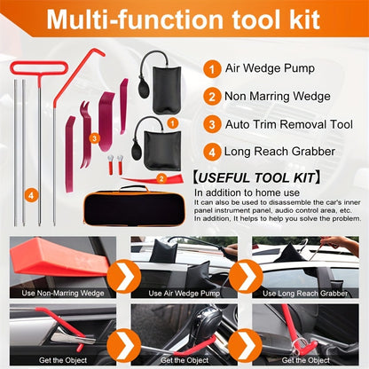 Kit d'outils automobiles de qualité professionnelle de 14 pièces : parfait pour les réparations automobiles DIY ! 