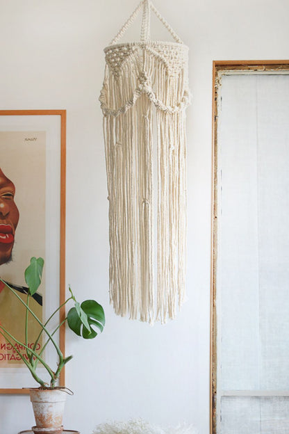 Macrame Hanging Lampshade