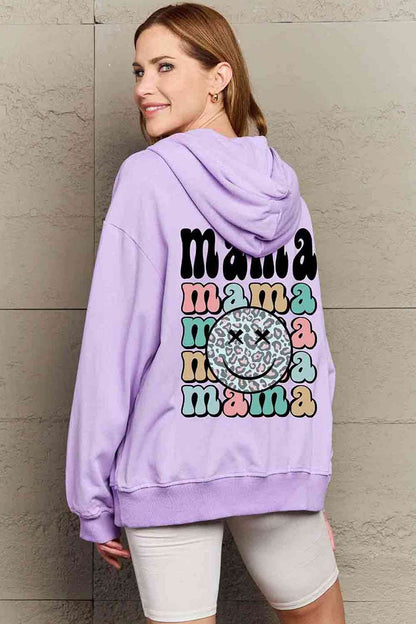 Simply Love Full Size MAMA Graphic Hoodie