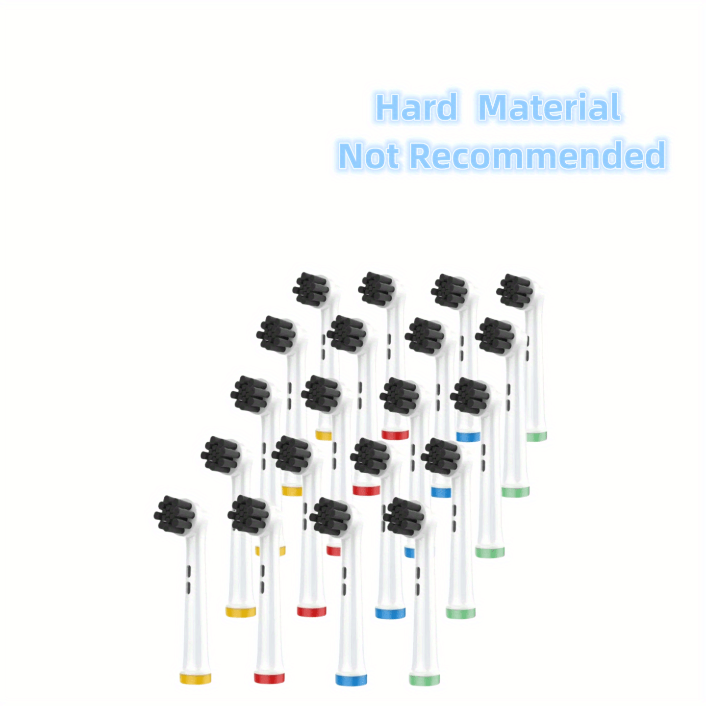 20 pcs Professional Electric Toothbrush Heads - Replacement Brush Heads for Pro 500/1000/1500/3000/3757/5000/7000/7500/8000 - Enhance Oral Health and Gum Care