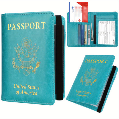 Travel In Style: Passport & Vaccine Card Holder - The Perfect Combo for Your Next Adventure!