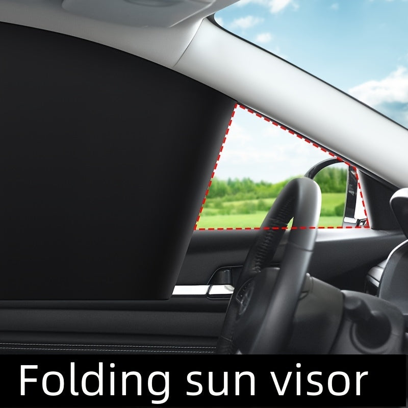 2/4pcs Car Sunshade, Car Side Window Sunshade Magnetic Sunshade Front Rear Window Sunshade Sun Blocking Car Interior Side Curtain Car Accessories