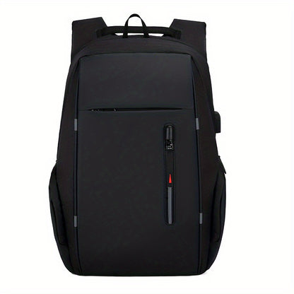 1pc Men's Anti-theft Bag Laptop Backpack, Large Capacity Business Bag For Travel, USB Charging Backpack