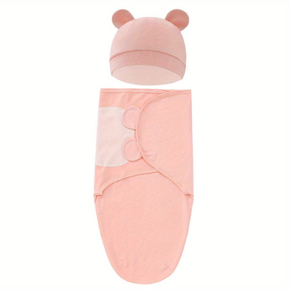 The Perfect Swaddling Solution for Newborns: 1 Set of Small & Medium-Sized Swaddling Sleeping Bags for 0-6 Months!