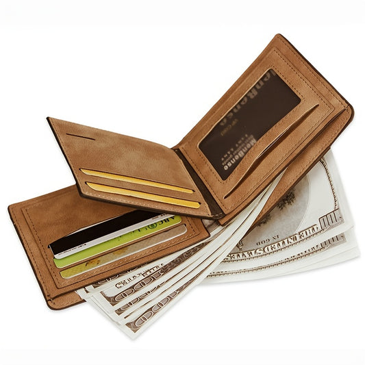 Stylish Leather Wallet: 3 Colors to Choose From - Soft & Thin Design!