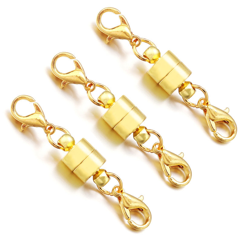 5-Pack Magnetic Clasp & Lobster Connectors - Perfect for Necklace & Bracelet DIY Jewelry!