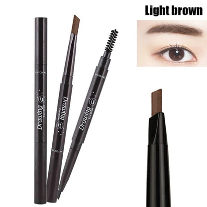 5 Colors Natural Makeup Eyebrow Pencil - Double Heads, Waterproof & Long-Lasting - Easy Ware Eyebrow Pen With Brush