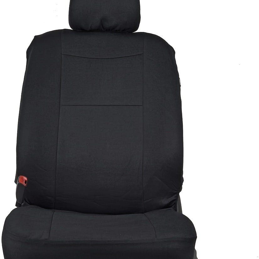 Upgrade Your Car Interior with This Easy-to-Install Front & Rear Split Bench Seat Cover - Black