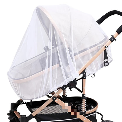 1pc Full Cover Baby Stroller Mosquito Net - Protect Your Little One from Insects and Bugs - Easy to Fit and Adjustable - Perfect for Travel and Outdoor Activities