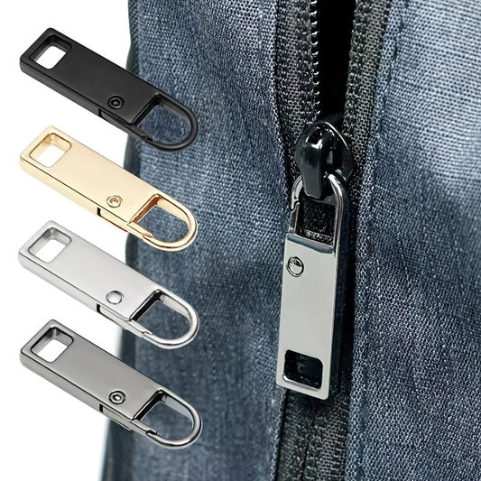 4pcs Detachable Zipper Pulls - Perfect for Jeans, Backpacks & Sewing Projects!