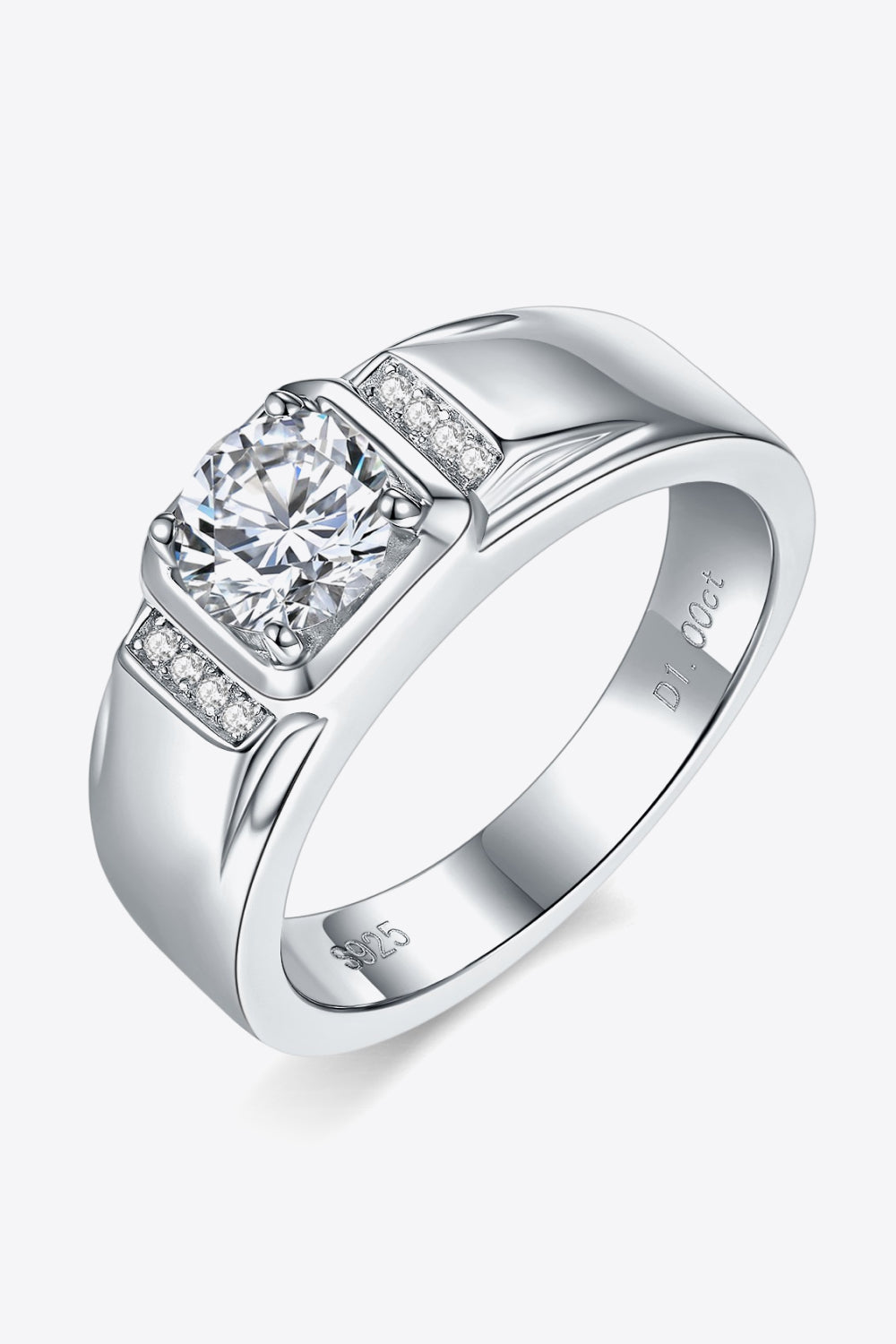 Bague Moissanite 1 Carat Du Coeur