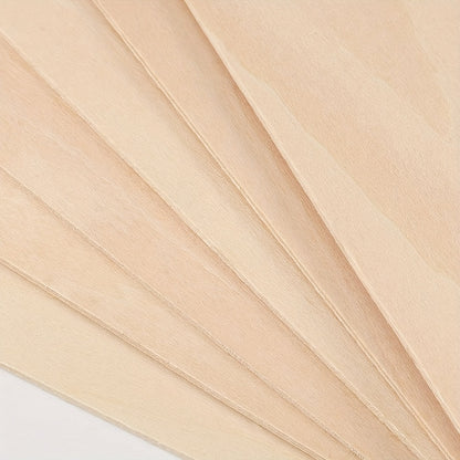 2mm Thick Unfinished Wood Sheets - Perfect for Laser Cutting, Wood Burning, Architectural Models & Staining!