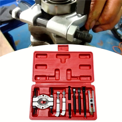 9-Piece Set of Double Disc Bearing Puller Tools - Separator Gearbox, Wave Box, Code Removal & More!