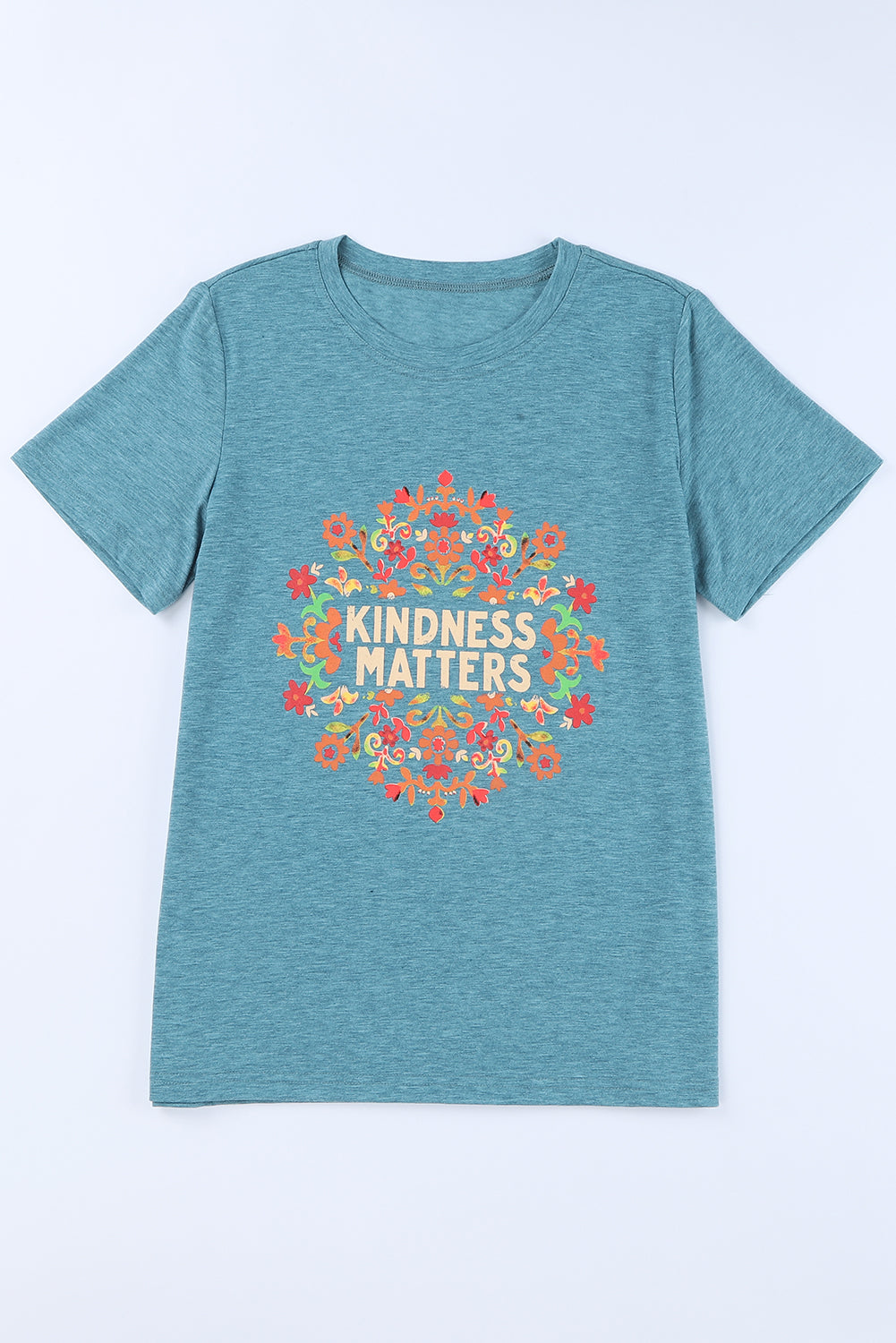 KINDNESS MATTERS Camiseta con estampado de flores