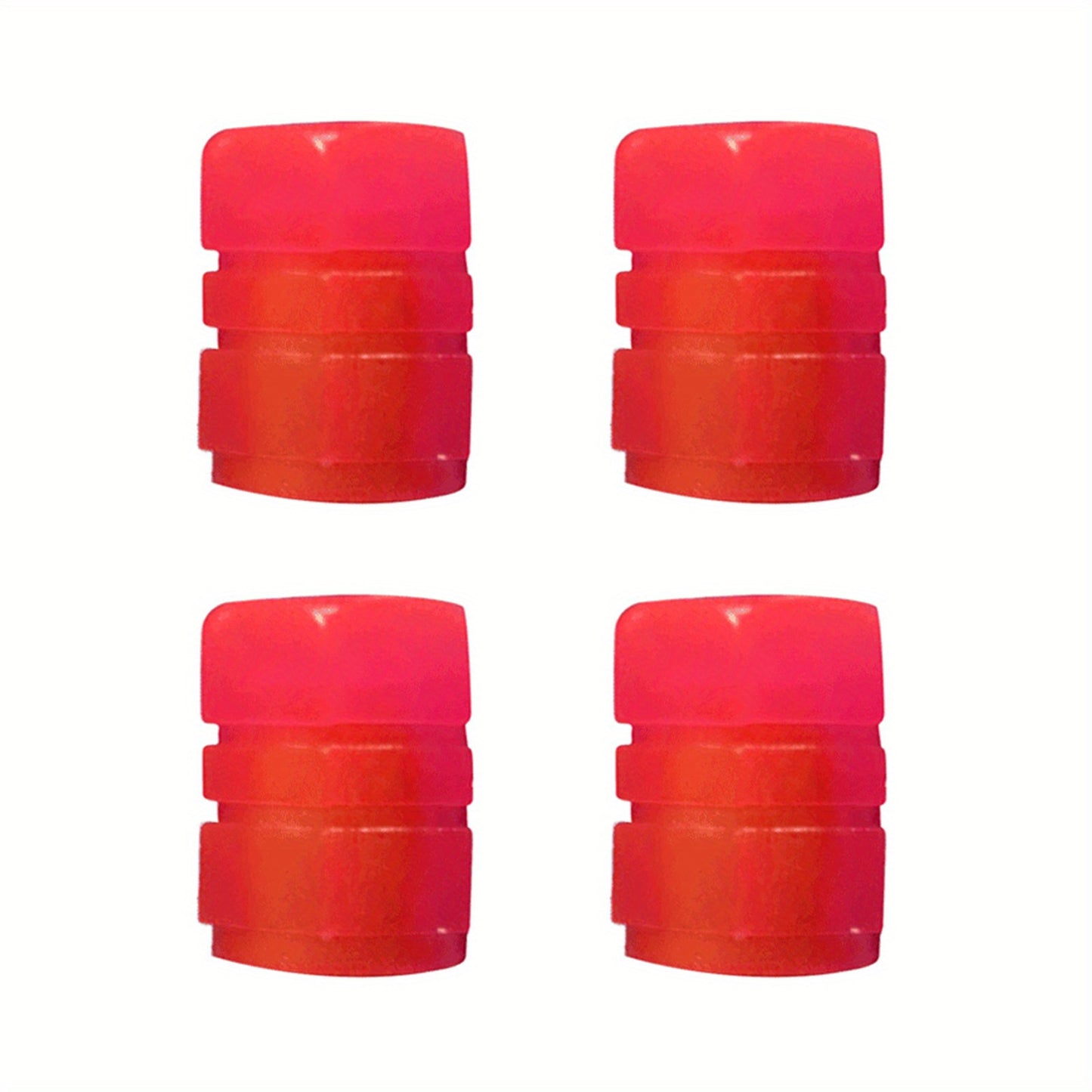 Upgrade Your Vehicle with These 4pcs Colorful Glowing Tire Valve Caps!