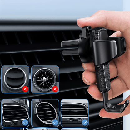 Universal Gravity Auto Phone Holder: Securely Mount Your Mobile Phone Anywhere!