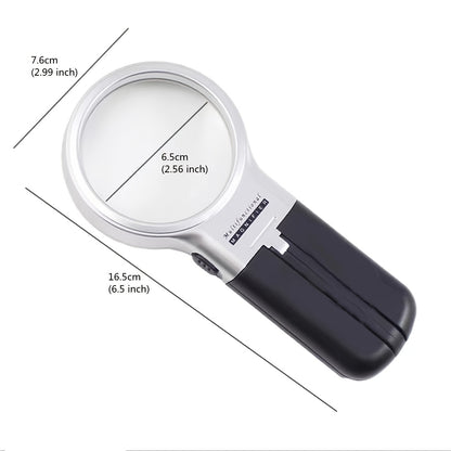 20X High-Definition Portable Foldable Handheld Magnifying Mirror - No Batteries Required!