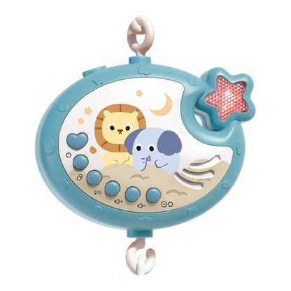 Baby Bedside Toys Stroller Bell Toy Baby Music Rotating Bed Bell Multi-function Remote Control Projection Light Comfort Bell For Newborn