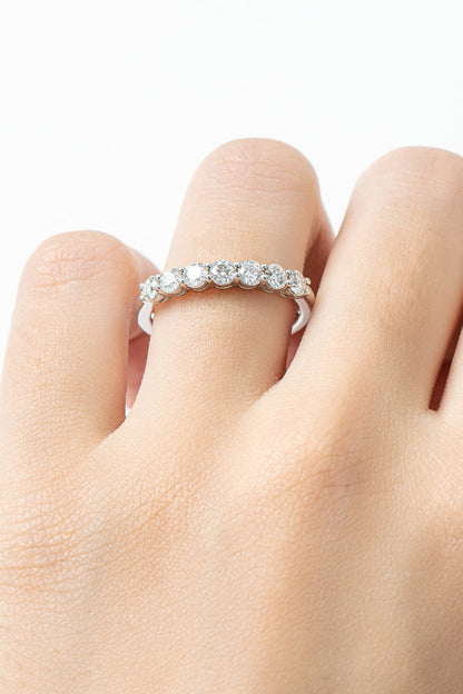 Can't Stop Your Shine Moissanite Platinum-Plated Ring