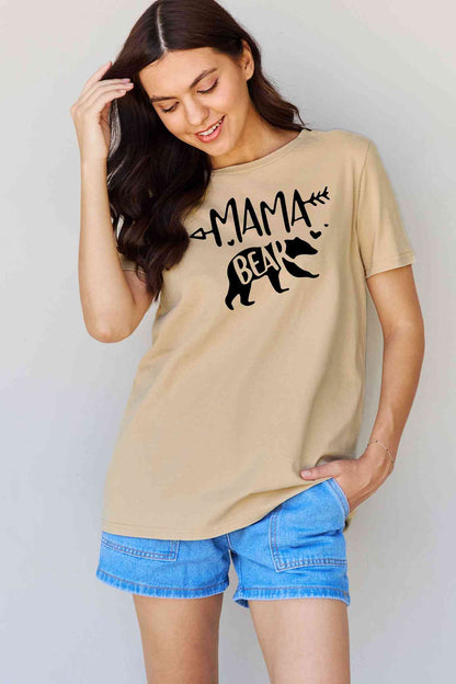 Simply Love Full Size MAMA BEAR Graphic Cotton T-Shirt