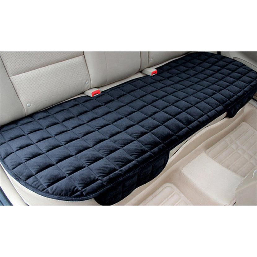 1pc Or 2pcs Or 3pcs Plush Plaid Thicken Warm Car Seat Cushion Pad Car Seat Protector Car Front Rear Seat Covers For Car SUV Truck Car Accessories