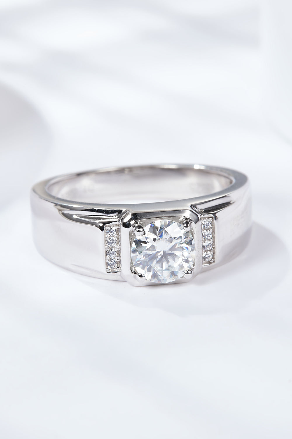 Bague Moissanite 1 Carat Du Coeur