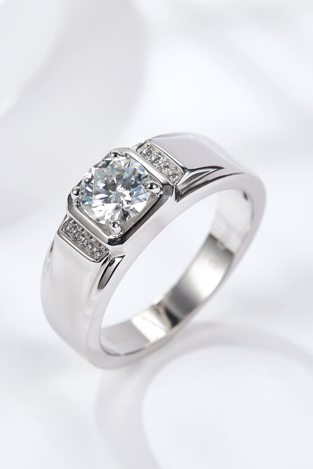 Bague Moissanite 1 Carat Du Coeur