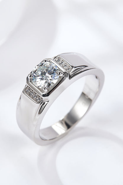 Bague Moissanite 1 Carat Du Coeur