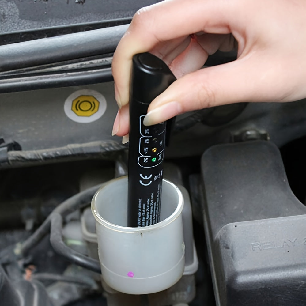 5-LED Brake Fluid Tester: Diagnose Your Vehicle's Brake System with Ease!