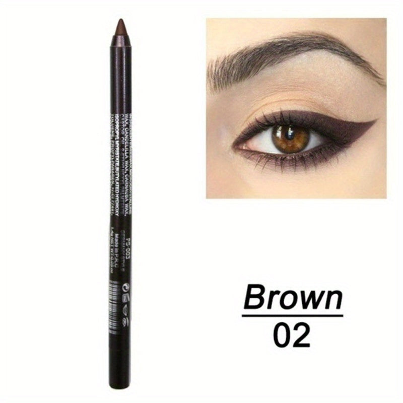 1pcs Long-lasting Waterproof Not Blooming Eyeliner 14 Color Eyeliner Eye Shadow Pen Cosmetics Makeup Tools