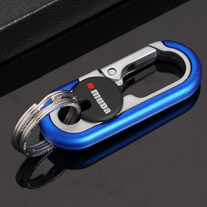 Stylish Car Key Chain: High-Grade Metal Key Ring with Men's Waist Hanging Alloy Key Chain - Perfect Car Accessory!