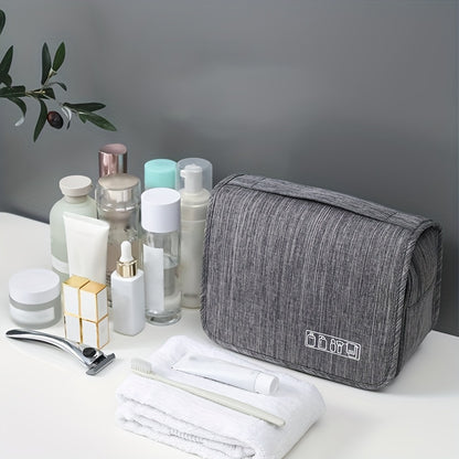 Stay Organized On-the-Go: 1pc Hanging Travel Toiletry Bag for Cosmetics & Bath Essentials