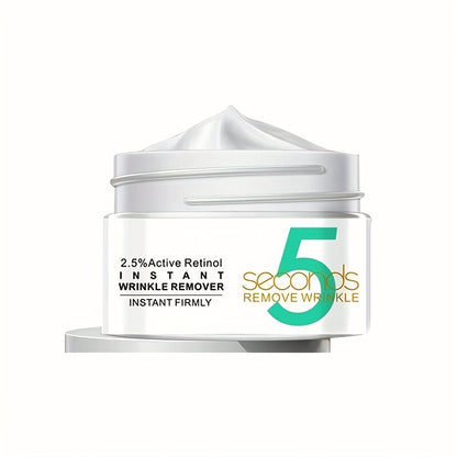 5 Seconds Wrinkle Remover Face Cream,Keep Skin Moist And Smooth, Increase Skin Elastictiy, Fit For Skin Maintenance, Ideal For Gift, For Women Daily Skin Care