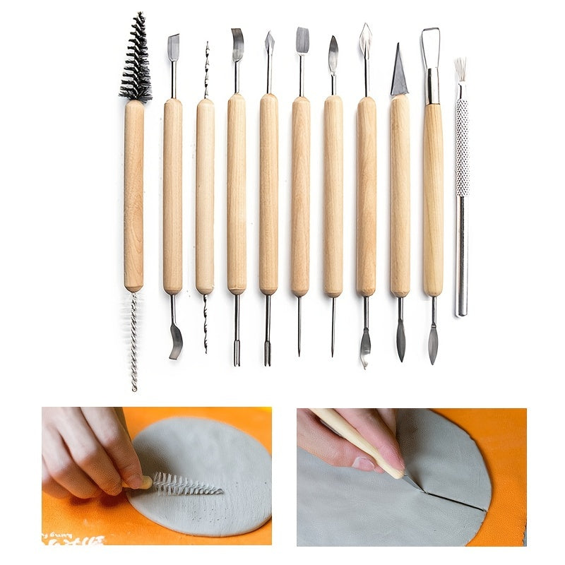 36-Piece Polymer Clay Tool Set - Perfect for DIY Carving, Drilling, Polymer Clay Stones & More!