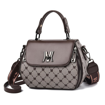 Women's Stylish Letter Graphic Flap Purse - A Must-Have Top Handle Bag for the Fashionable!